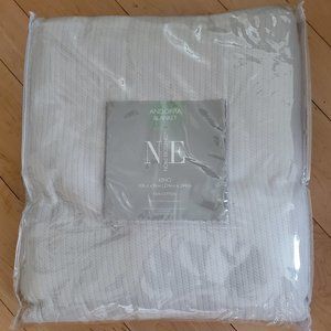 Brand New Andorra Blanket King Noble Excellence Color Gray HARD TO FIND!